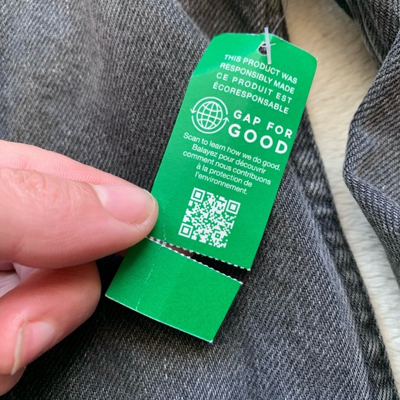 Gap black denim jacket - Picture 5 of 15